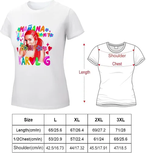 Vista 7 de T-Shirts Women Casual Tee Funny Graphic T Shirt Crewneck Tshirt Summer Top