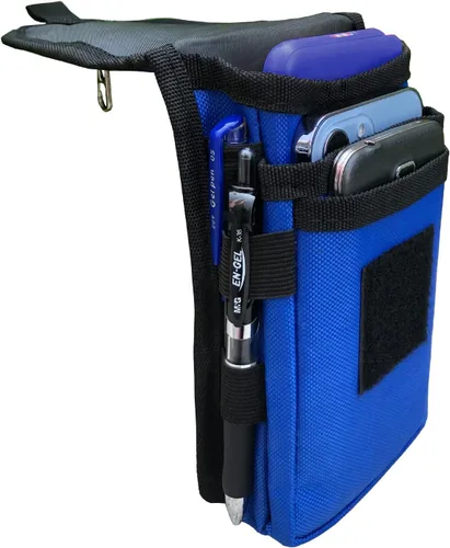 Vista 8 de Funda de teléfono dual para dos teléfonos, soporte táctico para cinturón de teléfono celular para hombres, funda para teléfono multiherramienta