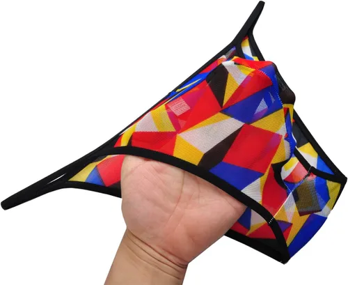 Vista 3 de JAXU Men's Cylinder Yarn Bikini Pouch Rope Mini Briefs Underwear Micro Pants