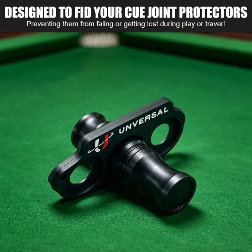 Vista 3 de MIUPOO Soporte protector de junta de taco para billar Snooker Negro