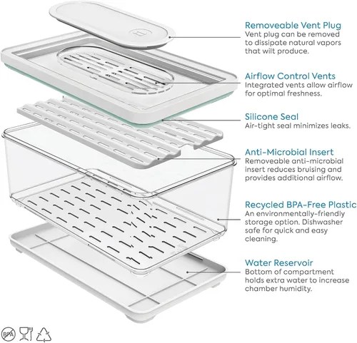 Vista 5 de iDesign iD - Contenedor grande para almacenamiento de alimentos frescos