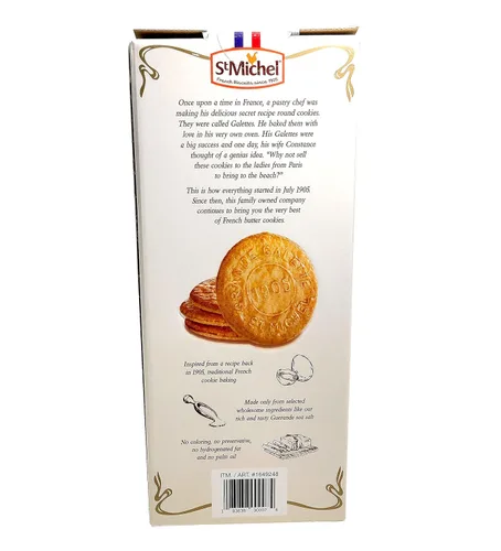 Vista 4 de Galletas de Mantequilla Francesas La Grande Galette - Paquete de 4