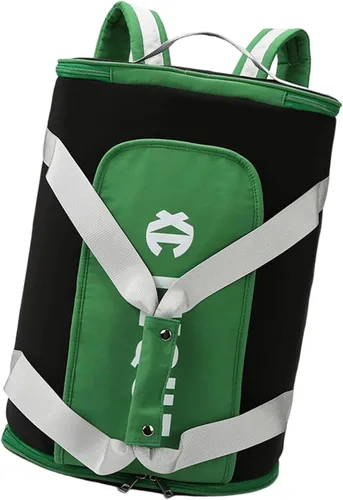 Vista 4 de Bolsa deportiva de gimnasio para hombres y mujeres con compartimento para zapatos, bolsa de viaje de viaje, mochilas para pasar la noche