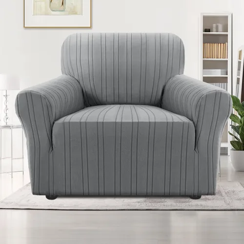 Vista 13 de H.VERSAILTEX Fundas de Loveseat de Alta Elasticidad, Funda de Sofá de 1 Pieza Antideslizante con Parte Inferior Elástica, Fundas de Sofá Gruesas