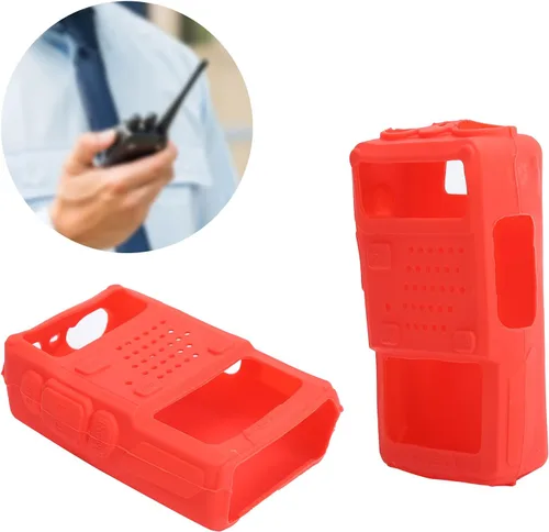 Vista 4 de Walky Talky - Funda protectora de silicona de calidad para walkie talkie, funda protectora de seguridad para radios de oficinas de largo alcance