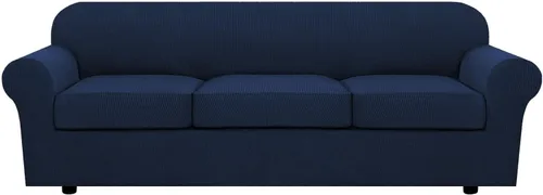 Vista 75 de H.VERSAILTEX Fundas de Sofá Elásticas para Cojines Fundas de Sofá para Muebles de Sala Fundas Protectoras