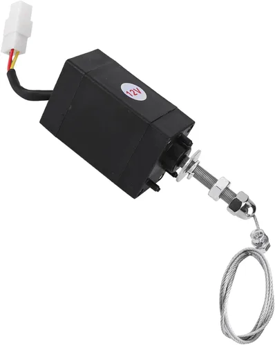 Vista 5 de DC 12/24V Disel Motor Llama hacia fuera Dispositivo Válvula solenoide de parada del motor (12V)