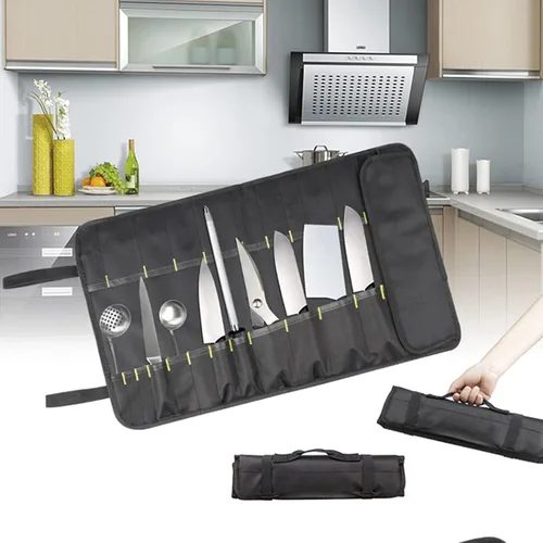 Vista 5 de Bolsa de herramientas para llaves, bolsa organizadora de herramientas multiusos, organizador de rollos de herramientas, bolsa de herramientas