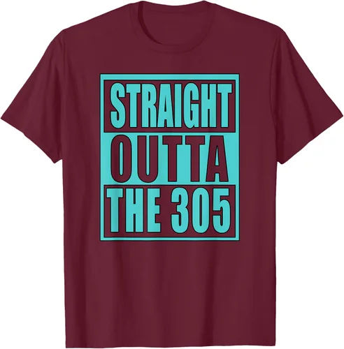 Vista 8 de Miami Straight Outta The 305 Funny South Florida Fan - Camiseta