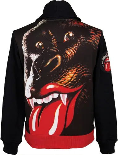 Vista 2 de Rolling Stones - Gorilla Tongue - Chaqueta con botones, color negro
