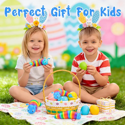 Vista 7 de Cevioce Juguete Fidget de Babosa, Juguetes Fidget de Babosa Sensorial para Niños y Adultos, 1 PC Juguetes Sensoriales para Autismo para Niños