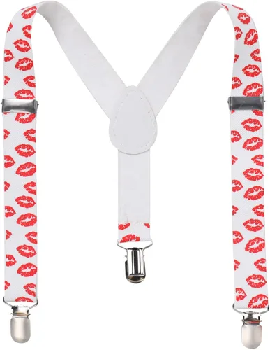 Vista 2 de IMEKIS Conjunto de tirantes y pajarita para bebé para el primer cumpleaños para el día de San Valentín Navidad caballero