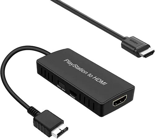 Vista 2 de Convertidor PS2 a HDMI (con señal HD Ypbpr 100% mejora la calidad de video) Compatible con PS 2PS 3 Convertir PS2 a HDMI señal