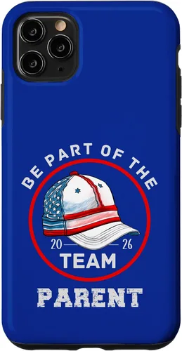 Vista 13 de Be Part of The Team Baseball Design Parent Version 2026 Case for iPhone 17