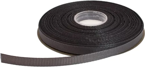 Vista 44 de Cinta de grogrén sólido de 25 yardas cada rollo, borde tejido 100% poliéster (1 pulgada, beige)