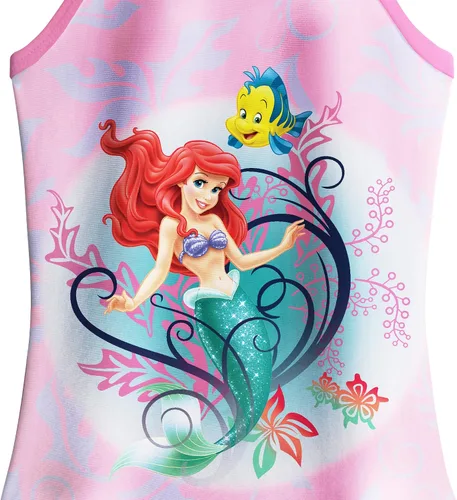 Vista 5 de Traje de baño de sirena para niñas, pequeña princesa con volantes, traje de baño de una pieza, vacaciones de verano para niños de 3 a 7 años
