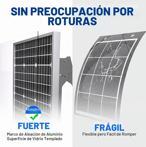 Vista 6 de SOLPERK Kit de Panel Solar de 50W/12V, Cargador de Goteo Mantenedor de Batería Solar + Controlador Impermeable + Soporte de Montaje Ajustable