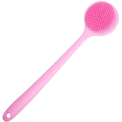 Vista 12 de DNC Exfoliador de Espalda para Ducha Cepillo Corporal de Silicona Suave para Baño con Mango Largo (Negro)