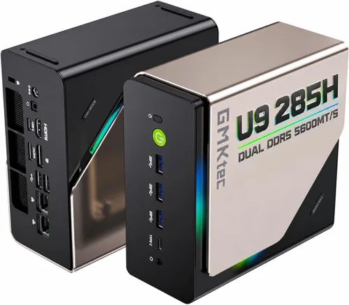 Vista 14 de GMKtec K15 AI Mini PC Oculink Intel Ultra 5 125U 32GB DDR5 512GB SSD