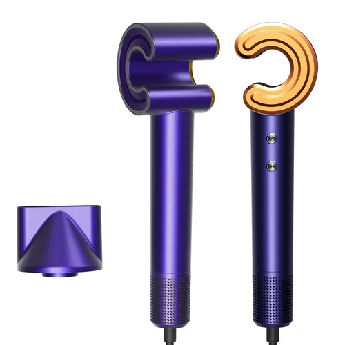 Vista 12 de Secador de pelo para mujer, motor sin escobillas de alta velocidad de 110,000 RPM, tecnología de plasma, secado rápido en 5 minutos, 5.15 oz, ligero