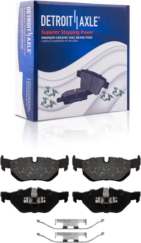 Vista 46 de Detroit Axle - Kit de freno delantero para Dodge Ram 1500 Durango Dakota Chrysler Aspen Dakota Driver Side Disco Freno Pinza de freno de cerámica