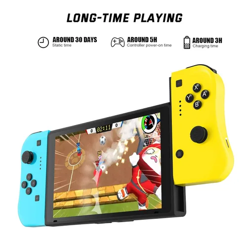 Vista 5 de QIANCHAODUO Controller Compatible for Switch, Controller Gamepad Joystick Compatible for SwitchSwitch lite, Replacement Controller with Double