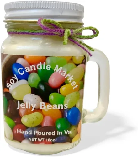 Vista 87 de Velas perfumadas de soja Velas hechas a mano y altamente aromáticas que queman hasta 85 horas en tarro de cristal, perfectas para decoración