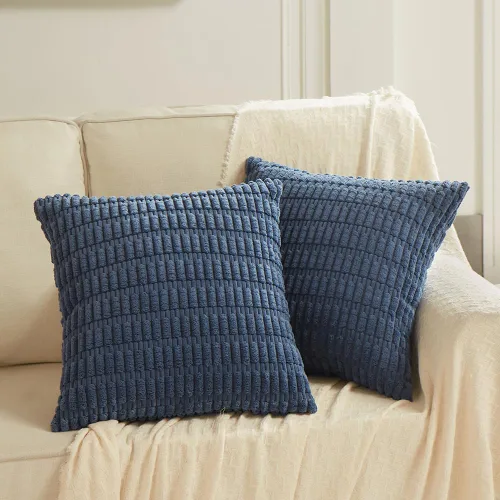 Vista 2 de Fancy Homi - Fundas decorativas para cojines, 18 x 18 pulgadas, para sala, sofá o cama, decoración rural, estilo bohemio, funda de cojín cuadrada