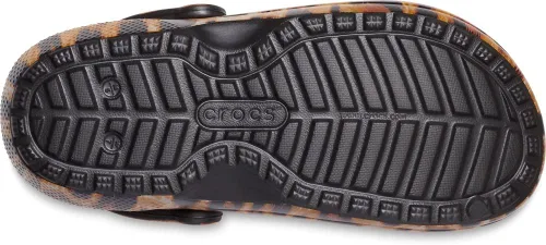 Vista 5 de Crocs Zueco clásico forrado con estampado animal para mujer Pantuflas mullidas