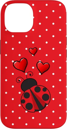 Vista 4 de Ladybug - Carcasa para iPhone 17, diseño de lunares rojos y blancos