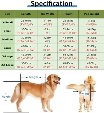 Vista 7 de Silla de ruedas para perros de 4 ruedas para mascotas lesionadas, soporte completo para patas para perros pequeños a grandes, cómoda ayuda