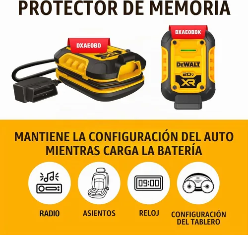 Vista 5 de DeWalt DXAEOBDK - Mantenedor de batería de 1 amperios para vehículos