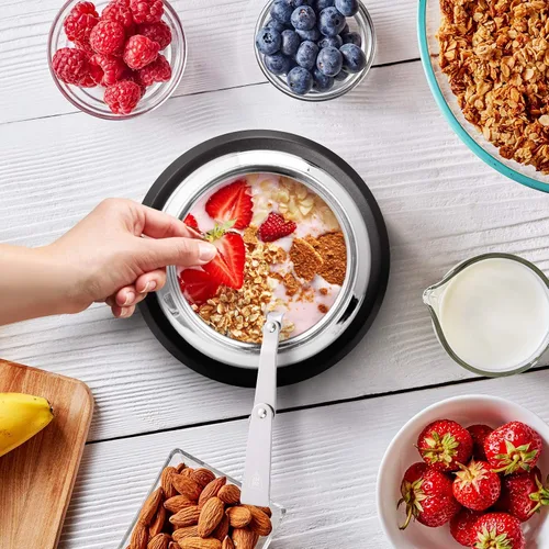 Vista 7 de Recipiente aislado para comida caliente, de acero inoxidable, de 27 onzas, de boca ancha, para almuerzo, recipientes de sopa a prueba de fugas