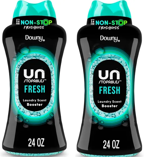 Vista 29 de Downy Unstopables - Perlas potenciadoras de aroma de lavandería para lavadora, exuberante, 10 onzas (paquete de 4)