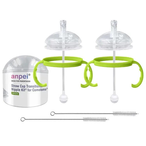 Vista 13 de Ultimate Weaning and Transitional Nipple Kit compatible con biberones Comotomo de 5 oz y 8 oz a partir de 4 meses