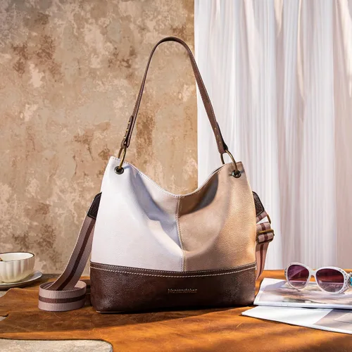 Vista 2 de Montana West Monederos para mujer, bolsos de hombro Hobo con cremallera