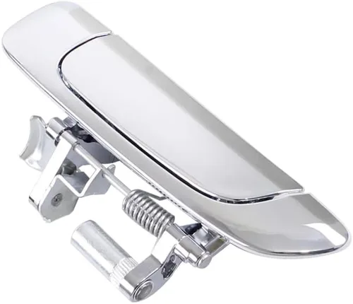 Vista 6 de Manija de puerta exterior cromada Cerradura exterior delantera trasera compatible con Honda Civic 2001 2002 2003 2004 2005 (delantera izquierda)