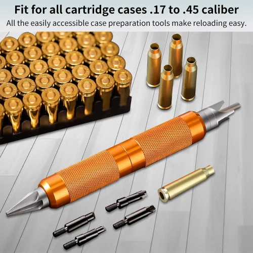Vista 3 de Ludex Case Prep - Herramienta múltiple para recortadora de estuches, limpiador de bolsillo para manualidades, escariador y herramientas