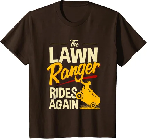 Vista 38 de The Lawn Ranger Rides Again - Camiseta de corte de césped Azul Marino