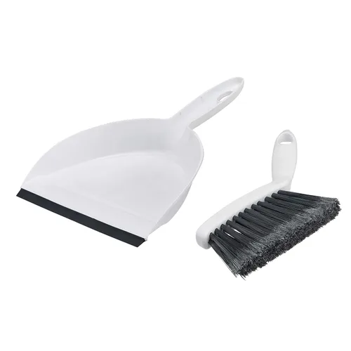 Vista 6 de Amazon Basics Juego de mini cepillo y recogedor, paquete de 2, gris