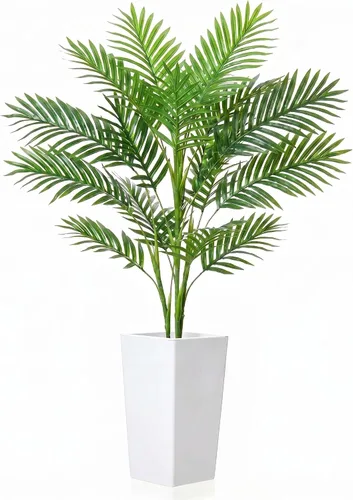 Vista 21 de GarveeHome Árbol de buganvilla artificial de 5 pies, planta de buganvilla de seda sintética con maceta, decoración interior y exterior, planta