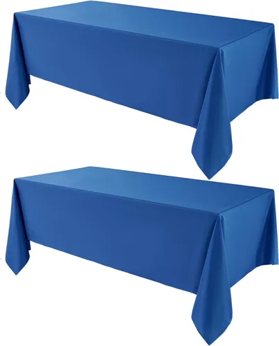 Vista 69 de VidaFete - 1 paquete de mantel cuadrado de 52 x 52 pulgadas, manteles resistentes a las manchas y arrugas, de poliéster, para mesa de comedor