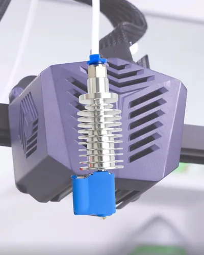 Vista 4 de Kit de extrusora de impresora 3D para Anycubic Kobra Max, cabezal de impresión Hotend ensamblado con impresora 3D con 5 calcetines de silicona