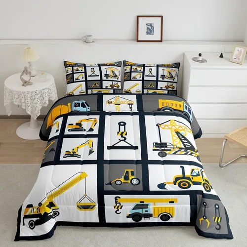 Vista 59 de Feelyou Juego de ropa de cama de sirena suave para niños y niñas, juego de edredón de escamas de peces oceánicos, tamaño individual, edredón