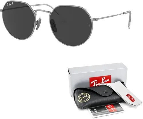 Vista 3 de Ray-Ban RB8165 - Gafas de sol irregulares para hombres y mujeres + paquete con kit de gafas de cortesía de diseñador iWear