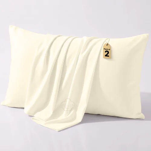 Vista 17 de COTTON STICH Juego de 2 fundas de almohada para niños pequeños, mini fundas de almohada de algodón de 600 hilos, fundas de almohada suaves y ligeras