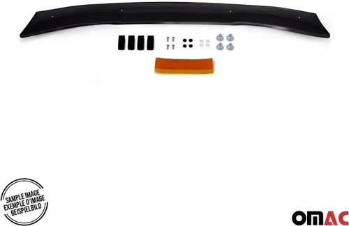 Vista 6 de Deflector de capó y protector de insectos delantero OMAC para Mercedes Sprinter W906 2014-2018, negro