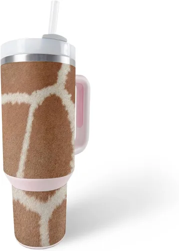 Vista 11 de MightySkins Skin - Vaso de vinilo compatible con Stanley The Quencher H2.0 FlowState de 40 onzas, diseño de mármol de albaricoque, protectora