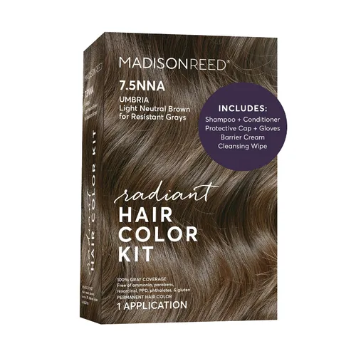 Vista 67 de Madison Reed - Kit de tinte radiante para el cabello, tinte permanente para el cabello, 100 % cobertura de canas, sin amoníaco, negro Parma 2.5NNN