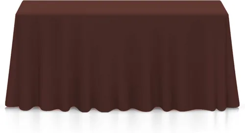 Vista 37 de Lann's Linens - Mantel rectangular de tela de poliéster de primera calidad para bodas, banquetes y restaurantes Rojo